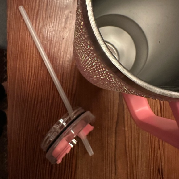 Pink Rhinestone Tumbler with Handle - Picture 6 of 7